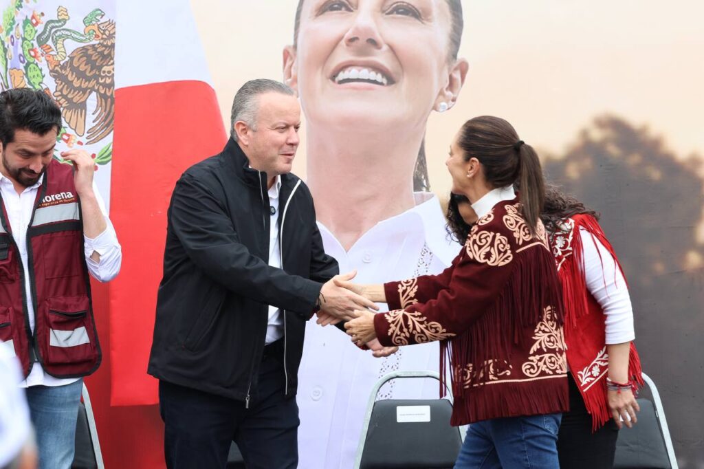 Confirman neolaredenses contundente apoyo para Claudia Sheinbaum y Carlos Canturosas