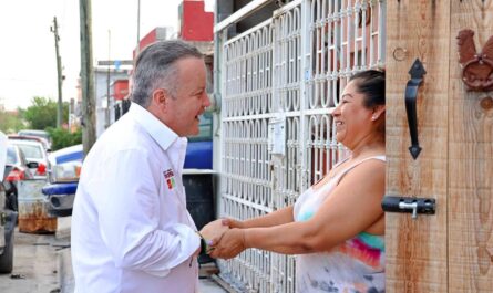 Legislaré para mejorar la calidad de vida y el entorno social de las familias neolaredenses: Carlos Canturosas