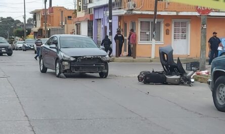 Ama de casa pierde la vida en choque de motocicleta en Madero