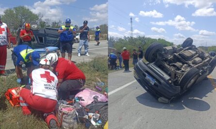 Victorenses se accidentan cerca de Linares, Nuevo León