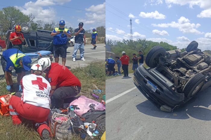 Victorenses se accidentan cerca de Linares, Nuevo León