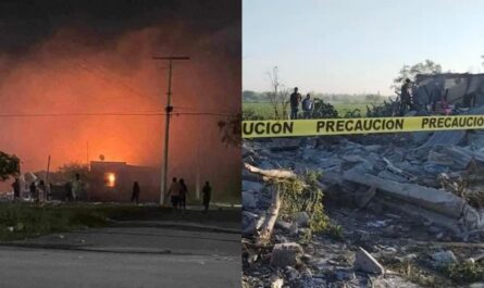 Explosión en Valle Hermoso deja un muerto y 7 heridos