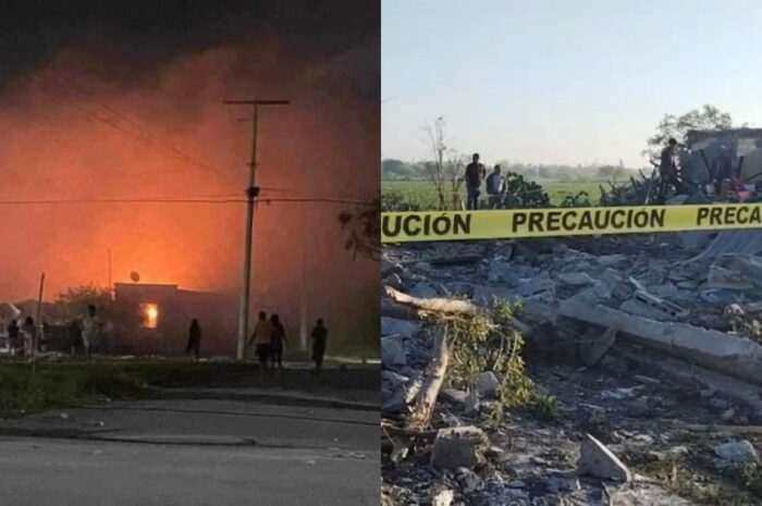 Explosión en Valle Hermoso deja un muerto y 7 heridos