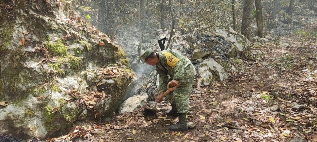 Incendio en Hidalgo es sofocado por completo