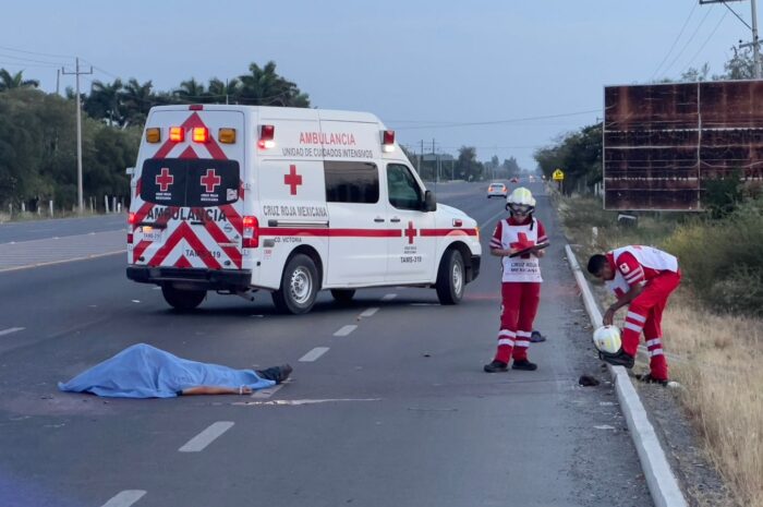 Muere atropellado por auto fantasma cerca de Ciudad Victoria