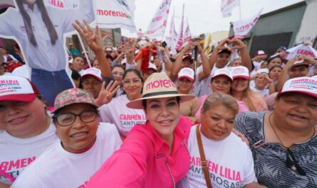 Fortalece Carmen Lilia Canturosas sinergia con ciudadanos e iniciativa privada