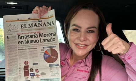 Arranca campaña Carmen Lilia Canturosas al tope en las encuestas