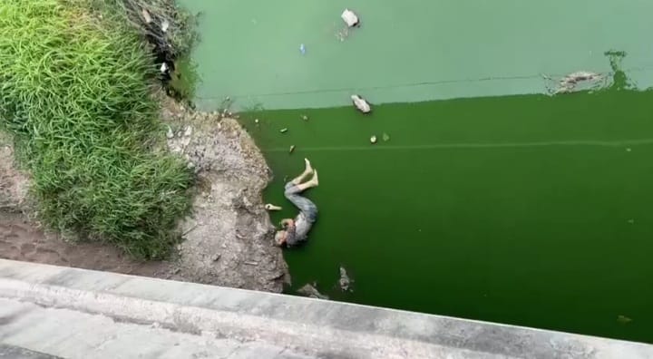 Hallan cuerpo sin vida en el canal Anzaldúas de Reynosa