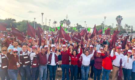 Lucero González arranca campaña por la alcaldía de Valle Hermoso con Morena, PT y Verde