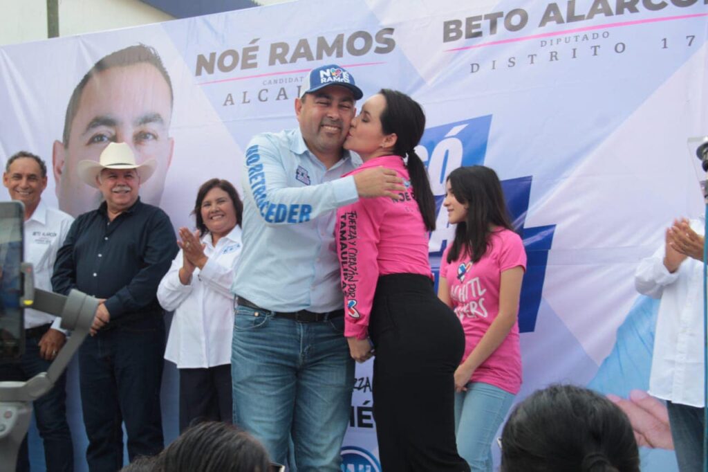 Esposa de Noé Ramos podría suplirlo como candidata para la alcaldía de El Mante