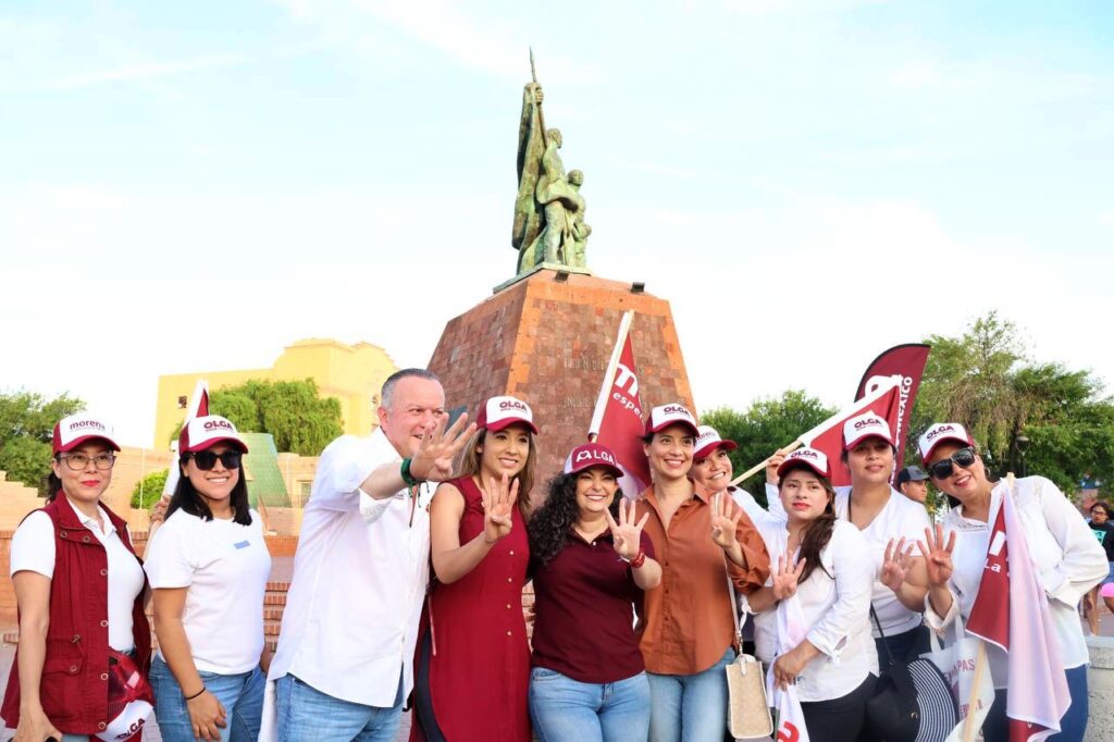 Olga Sosa y Canturosas reciben apoyo masivo en Nuevo Laredo para la Cuarta Transformación