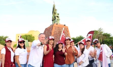 Olga Sosa y Canturosas reciben apoyo masivo en Nuevo Laredo para la Cuarta Transformación