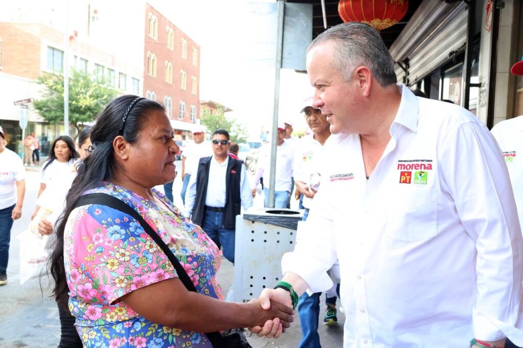 Olga Sosa y Canturosas reciben apoyo masivo en Nuevo Laredo para la Cuarta Transformación