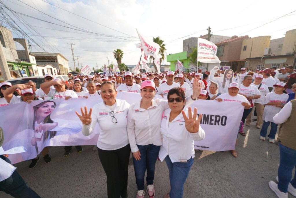 Apoyan ciudadanos candidatura de Carmen Lilia Canturosas