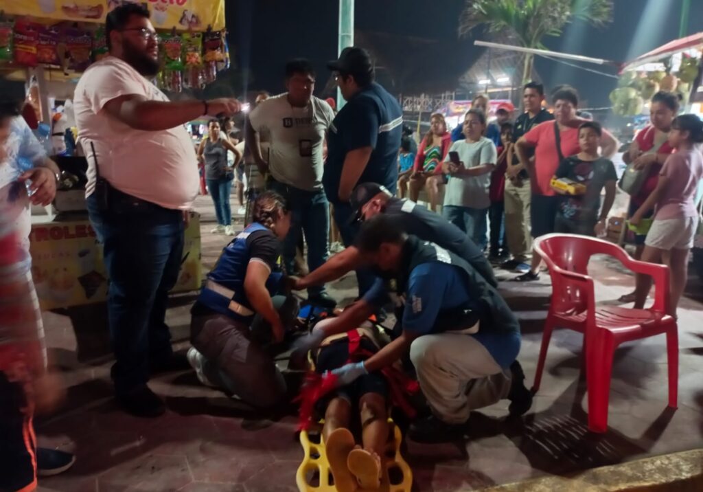 Vendedora de elotes es atropellada en Playa Miramar de Ciudad Madero