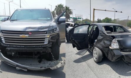 Accidente vial deja dos heridos en Ciudad Victoria