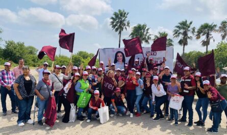 Lucero González lleva su mensaje a las colonias José Terán Berrones y Las Palmas