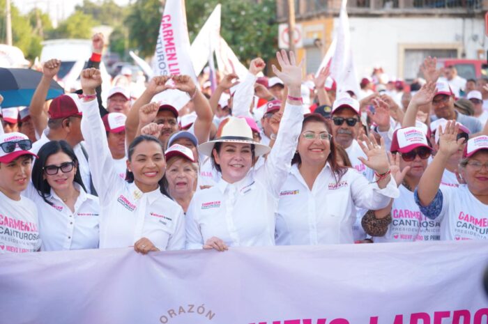 Convoca Carmen Lilia Canturosas a seguir con la transformación y votar por Morena