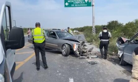 Accidente en Viaducto de Reynosa deja un herido tras explosión de llanta