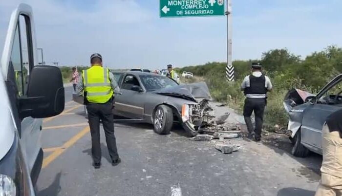 Accidente en Viaducto de Reynosa deja un herido tras explosión de llanta