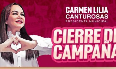 Invita Carmen Lilia Canturosas a primer cierre de campaña en el Distrito Uno