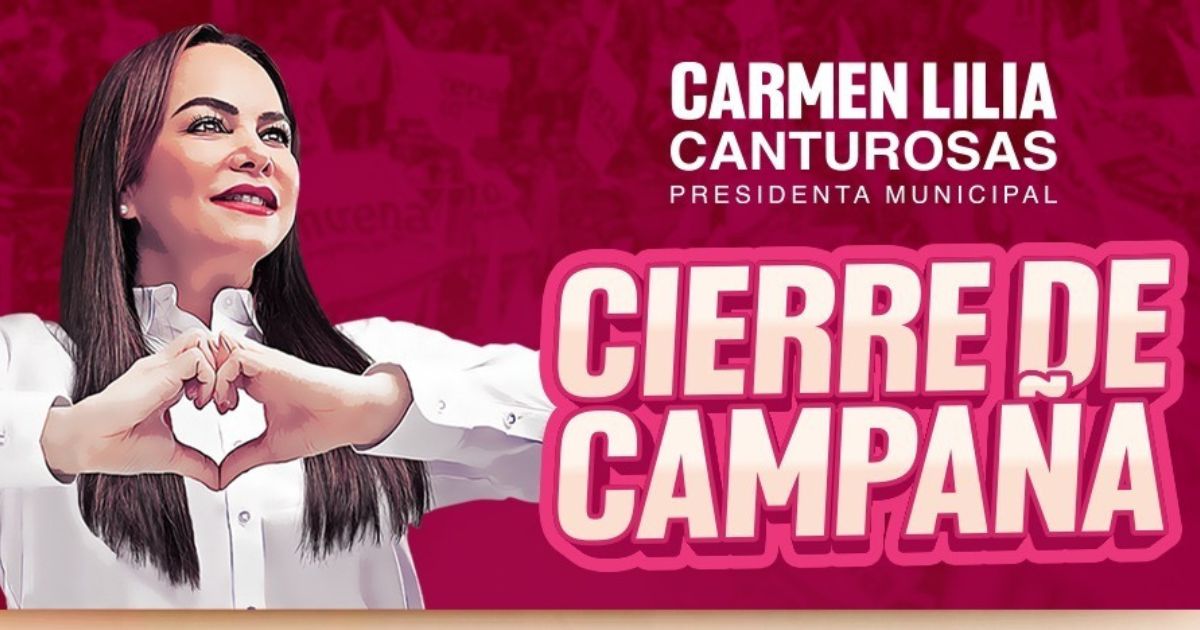 Invita Carmen Lilia Canturosas a primer cierre de campaña en el Distrito Uno