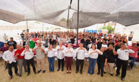 Destaca candidata Carmen Lilia Canturosas propuestas con la clase trabajadora