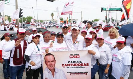 Va poniente de Nuevo Laredo con la Garantía Canturosas