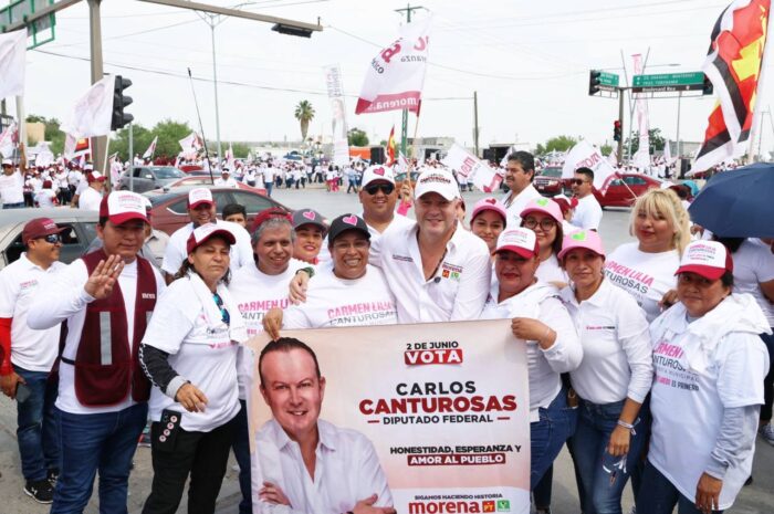 Va poniente de Nuevo Laredo con la Garantía Canturosas