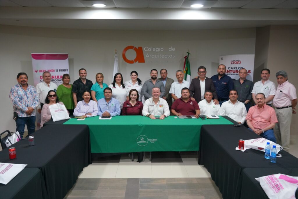 Profesionales inmobiliarios trabajarán unidos con Carmen Lilia Canturosas para mantener dinamismo económico de Nuevo Laredo