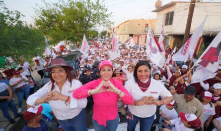 Respaldan vecinos de la colonia Infonavit proyecto de Carmen Lilia Canturosas y Ana Laura Huerta