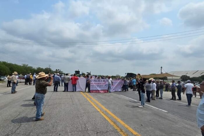 Agricultores de San Fernando cierran carretera por precio justo del sorgo