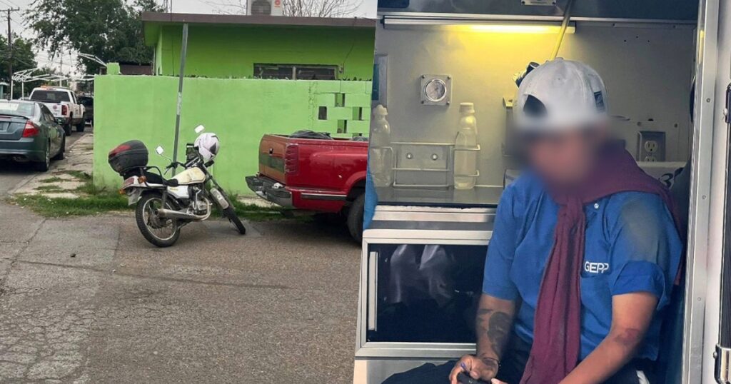 Motociclista de PepsiCo resulta herida tras derrapar en Nuevo Laredo