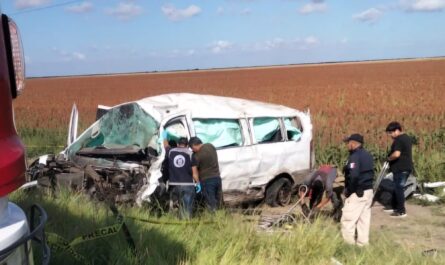 Trágico choque en carretera Matamoros-Victoria deja un muerto y varios heridos