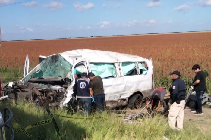 Trágico choque en carretera Matamoros-Victoria deja un muerto y varios heridos