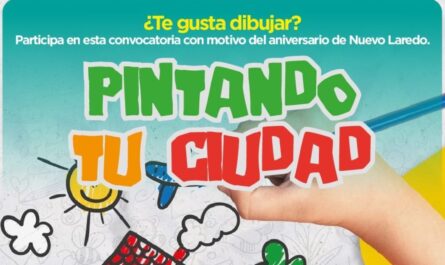 Convoca Gobierno de Nuevo Laredo a concurso de pintura infantil con motivo del aniversario de la ciudad