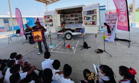 Llega el Bibliobús a escuelas de Nuevo Laredo