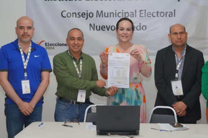 Gana Carmen Lilia Canturosas reelección; IETAM confirma triunfo y entrega constancia de mayoría