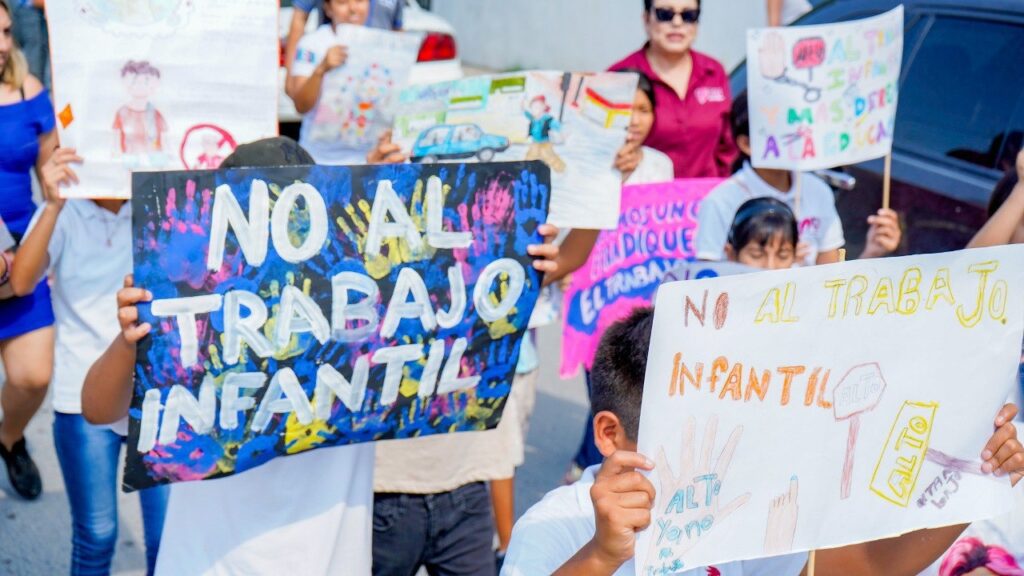 Realiza PANNARTI de DIF Nuevo Laredo marcha para promover la erradicación del trabajo infantil