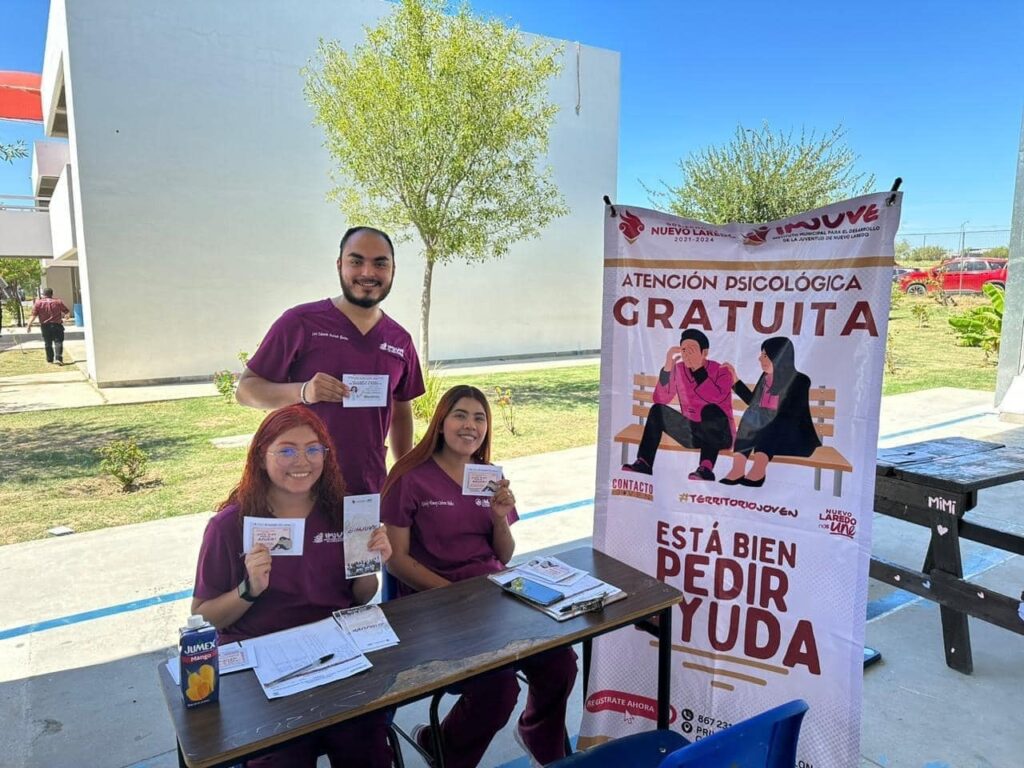 Gobierno de Nuevo Laredo procura bienestar de la juventud con acciones de salud