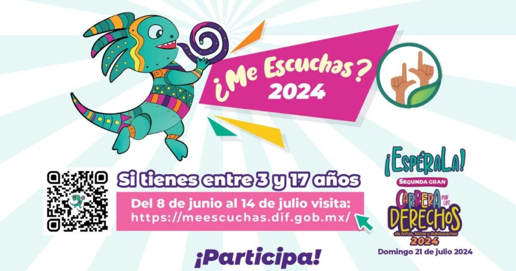 Convoca DIF a niñez neolaredense a participar en la consulta ¿Me Escuchas? 2024