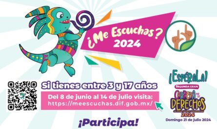 Convoca DIF a niñez neolaredense a participar en la consulta ¿Me Escuchas? 2024