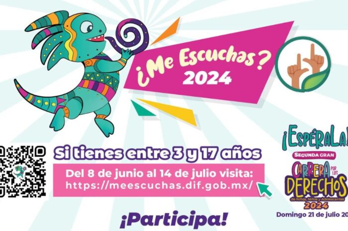 Convoca DIF a niñez neolaredense a participar en la consulta ¿Me Escuchas? 2024