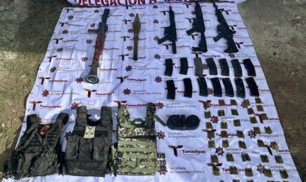 Guardia Estatal decomisa arsenal en Valle Hermoso