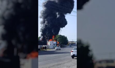 Incendio consume restaurante "Mi Parrillada" en Ciudad Victoria