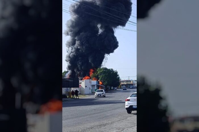 Incendio consume restaurante «Mi Parrillada» en Ciudad Victoria