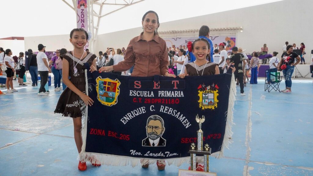 Estudiantes de Nuevo Laredo representarán a región norte de Tamaulipas en concurso estatal de rondas y salto de cuerda del DIF