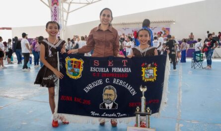 Estudiantes de Nuevo Laredo representarán a región norte de Tamaulipas en concurso estatal de rondas y salto de cuerda del DIF