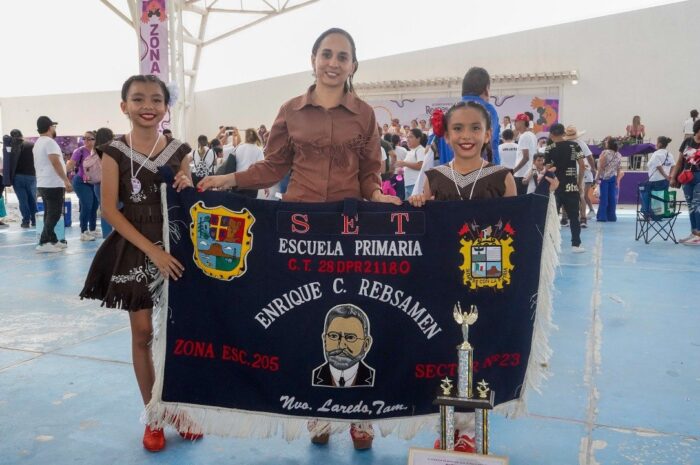 Estudiantes de Nuevo Laredo representarán a región norte de Tamaulipas en concurso estatal de rondas y salto de cuerda del DIF