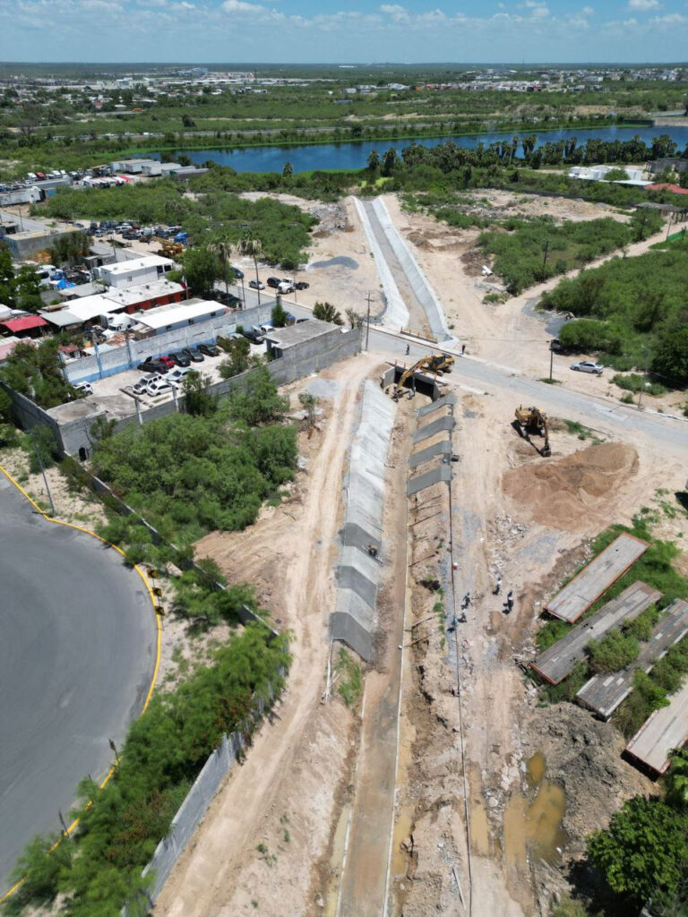 Avanza construcción del canal pluvial de la Concordia en su segunda etapa